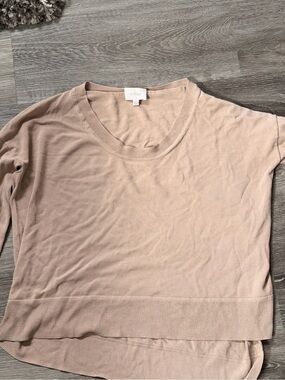 Wilfred Taupe Crewneck Knit Top